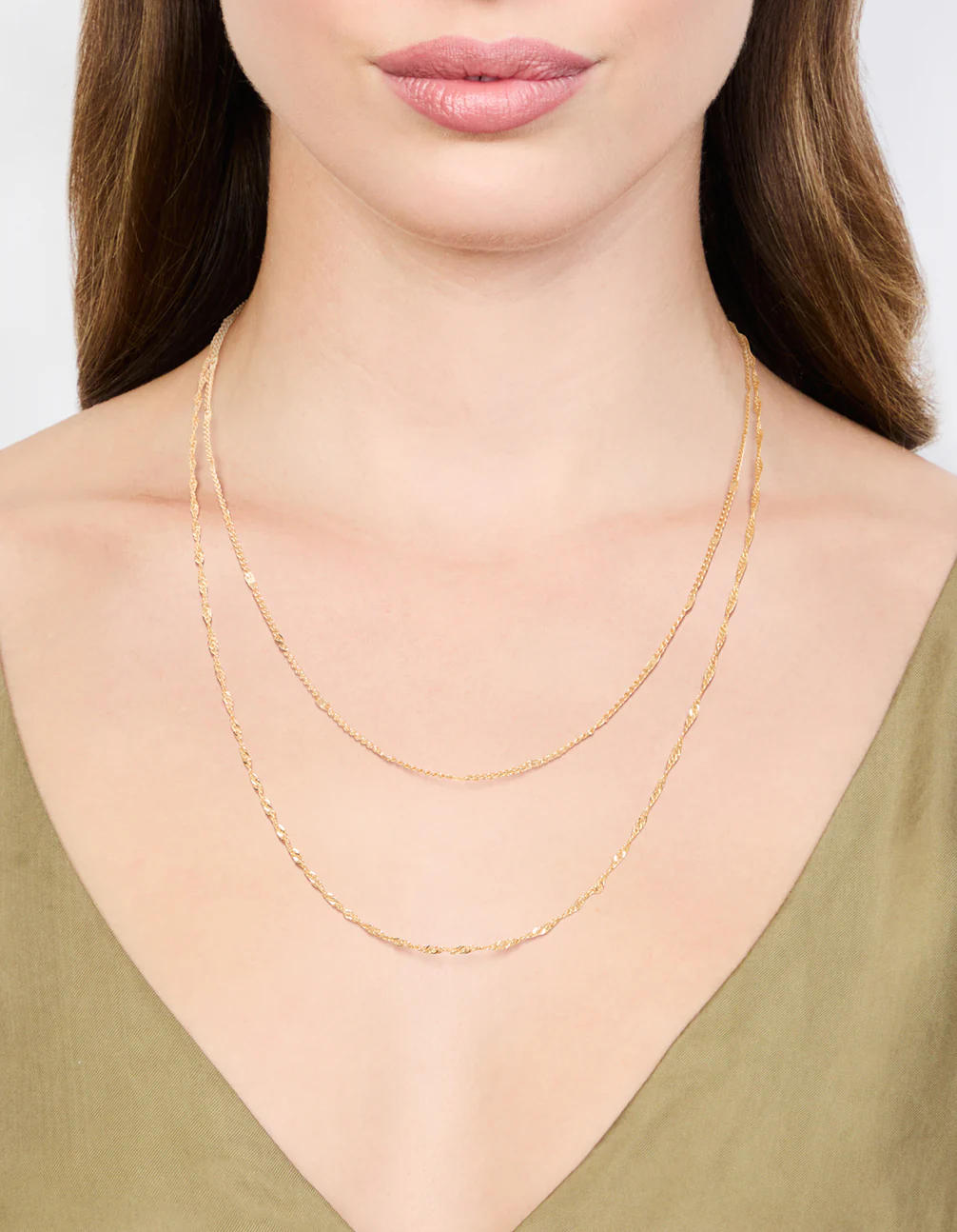 965-gold-rope-double-chain-layered-necklace-1.webp Gold Rope Double Chain Layered Necklace