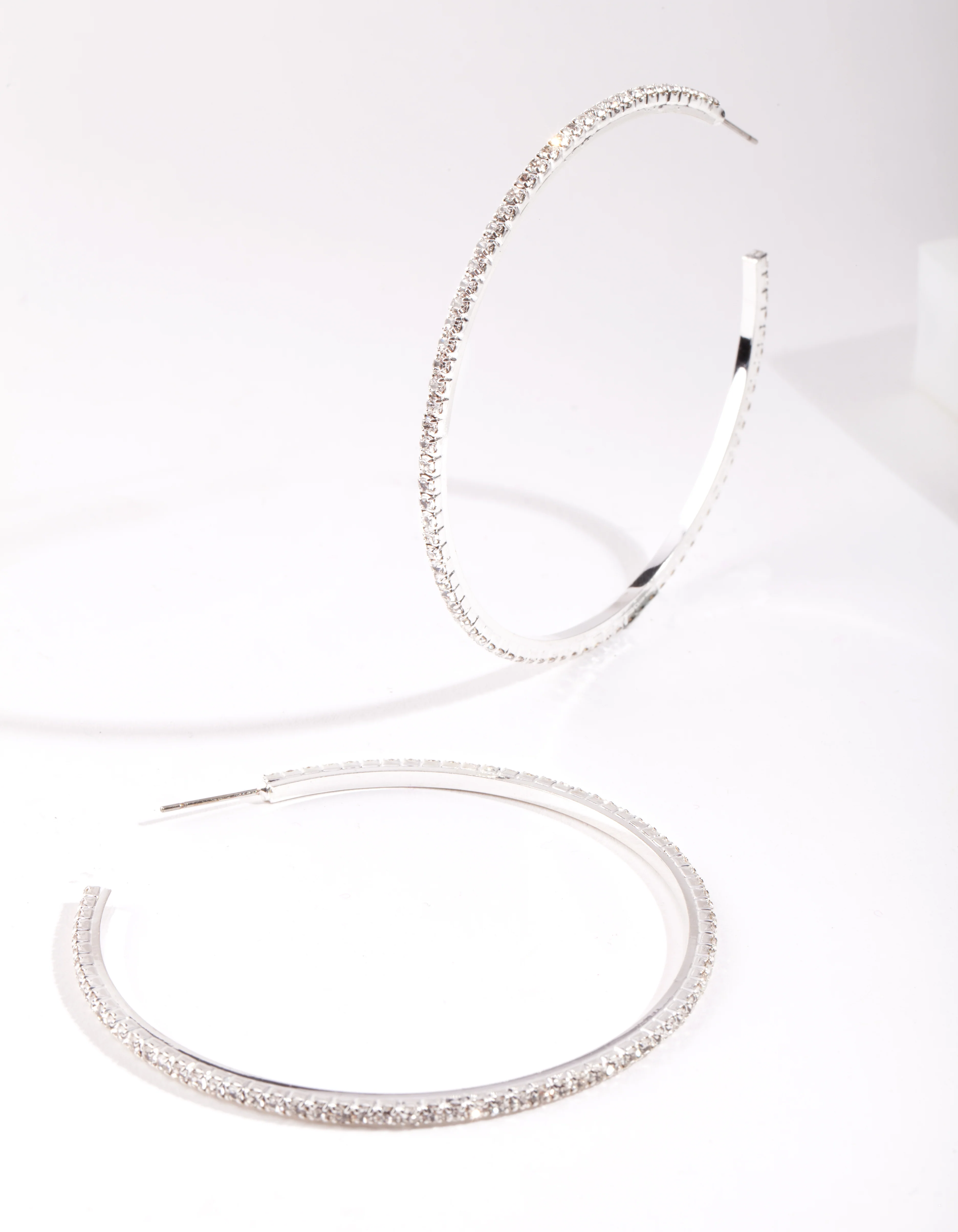 97-silver-oversized-diamante-hoop-earrings-1.webp Silver Oversized Diamante Hoop Earrings