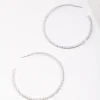 97-silver-oversized-diamante-hoop-earrings-2.webp Silver Oversized Diamante Hoop Earrings