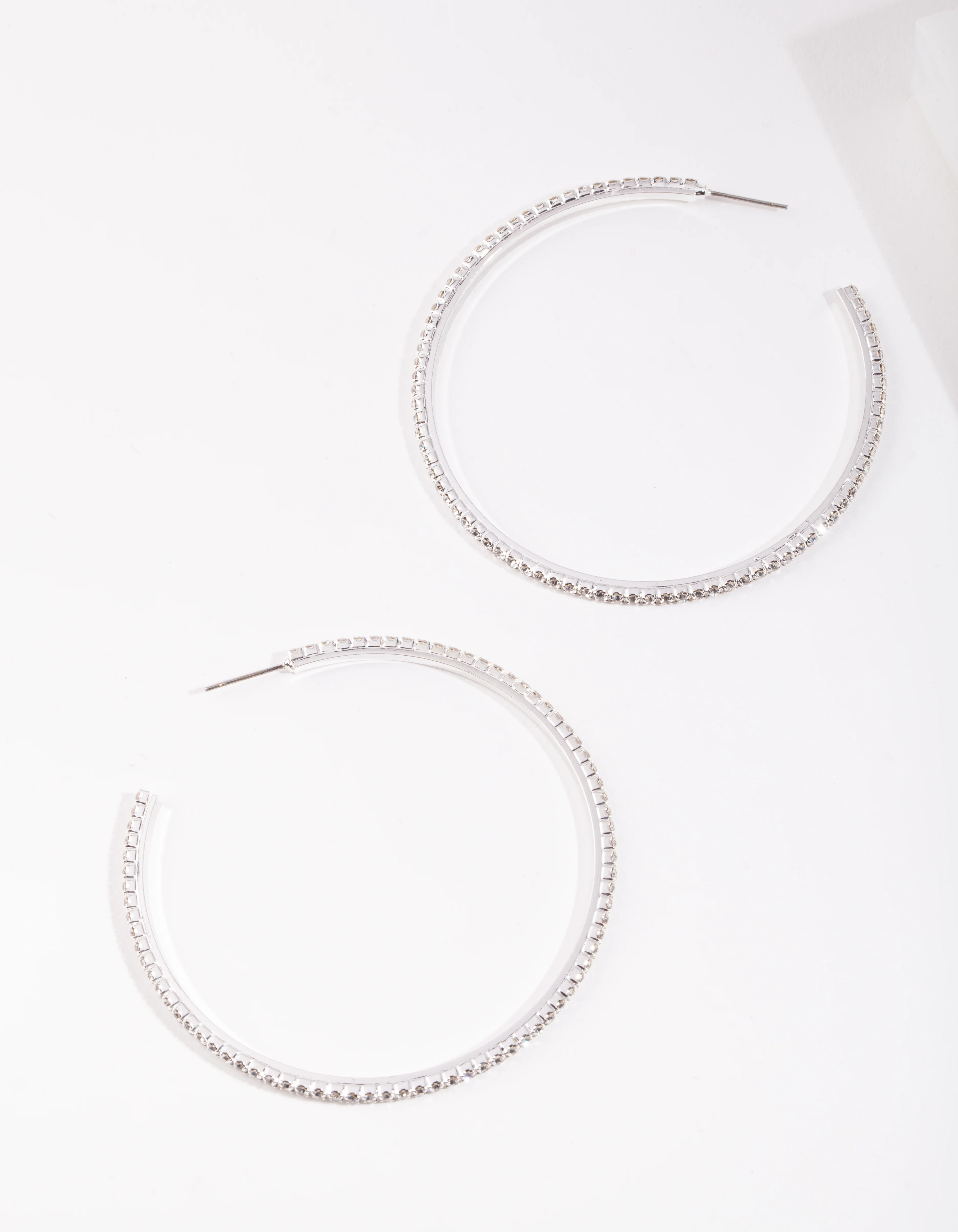 97-silver-oversized-diamante-hoop-earrings-2.webp Silver Oversized Diamante Hoop Earrings