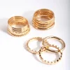 972-s-m-s-m-variation-1.webp Gold Textured Band Ring 8-Pack
