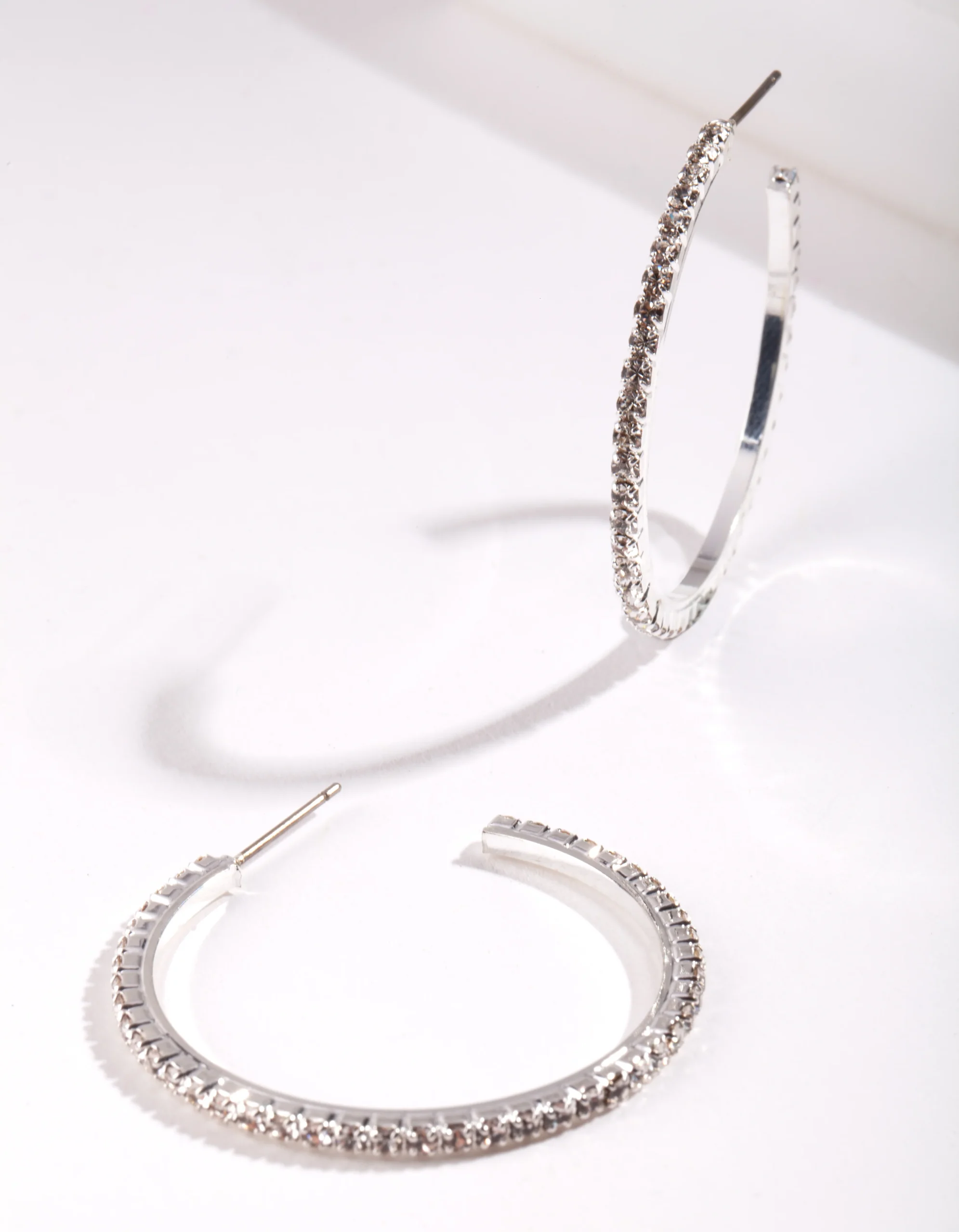 98-silver-medium-diamante-hoop-earrings-1.webp Silver Medium Diamante Hoop Earrings