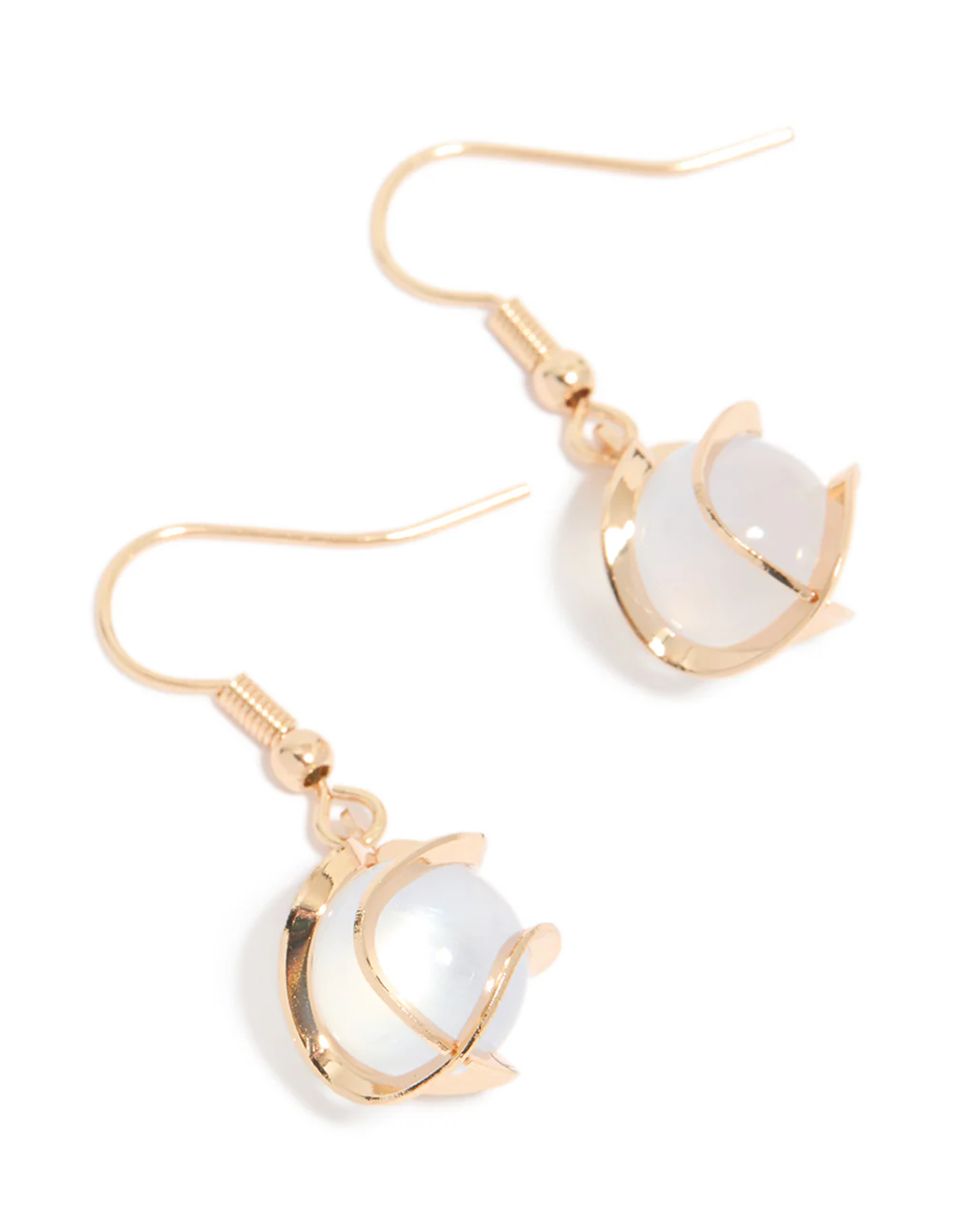 989-gold-wire-wrapped-blue-beaded-drop-earrings-2.webp Gold Wire Wrapped Blue Beaded Drop Earrings