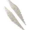 991-gunmetal-silver-diamante-slanted-cup-chain-earrings-1.webp Gunmetal Silver Diamante Slanted Cup Chain Earrings