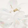 Iridescent Frangipani Hair Claw Clip